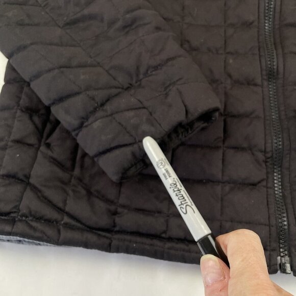 Ben Sherman Puffer Jacket Men’s M Full Zip Lightweight Quilted Black - Picture 8 of 8